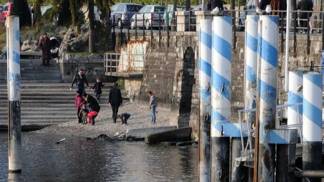 Sul lago di Como il trend disastroso è cominciato a gennaio 2022, un anno fa