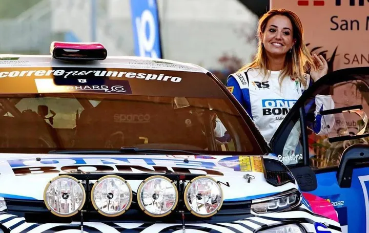 Rachele Somaschini, 28 anni, nel 2021 si è laureata campionessa italiana rally femminile per la seconda volta