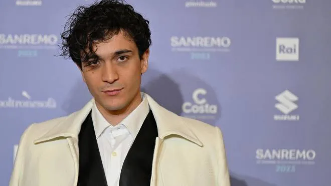 Italian singer Tananai poses during a photocall on the occasion of the 73rd Sanremo Italian Song Festival, in Sanremo, Italy, 08 February 2023. The music festival will run from 07 to 11 February 2023.  ANSA/ETTORE FERRARI