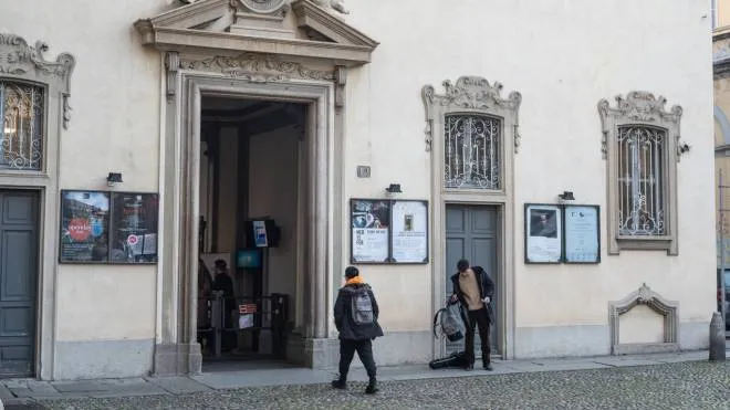 Esterni conservatorio di milano 
Milano, 10 Febbraio 2023, ANSA/Davide Canella
