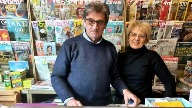 Gabriella Terraneo con il marito Luciano Parravicini