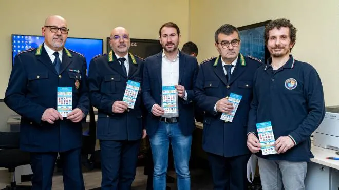 Conferenza Polizia locale canale Telegram Cinisello - Per redazione Milano Metropoli - 15 Febbraio - foto spf/ansa