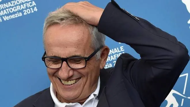 Italian director Marco Bellocchio poses during a photocall for the movie 'La Cina e' vicina', during the 71th annual Venice Film Festival at the Lido in Venice, Italy, 03 September 2014. The movie is presented in the Venezia Classici-Restorations at the festival running from 27 August to 06 September.   ANSA/ETTORE FERRARI