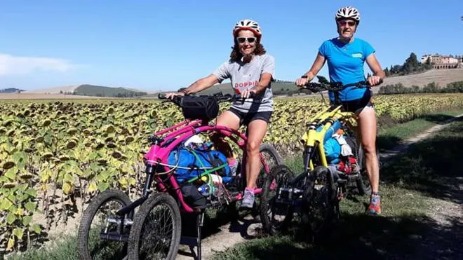 Tirano, Tour Bike lungo l'Italia di due donne tiranesi- FOTO (ANP)