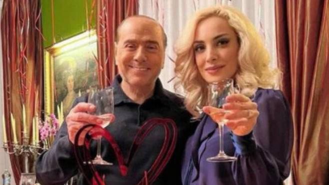 Silvio Berlusconi in compagnia dell’attuale fidanzata la deputata Marta Fascina