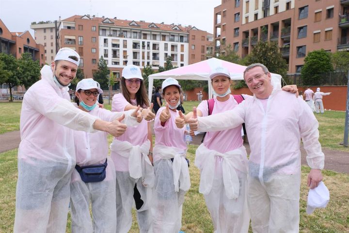 Milano, volontari al lavoro: ripulito il parco Baden Powell