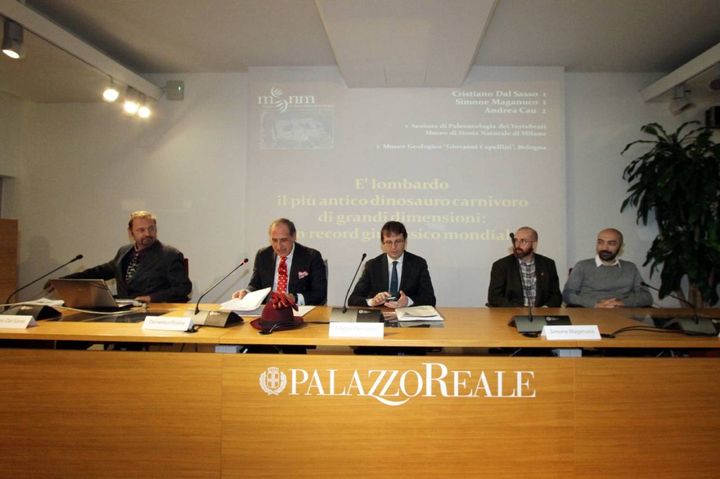 La conferenza a Palazzo Reale (Newpress)