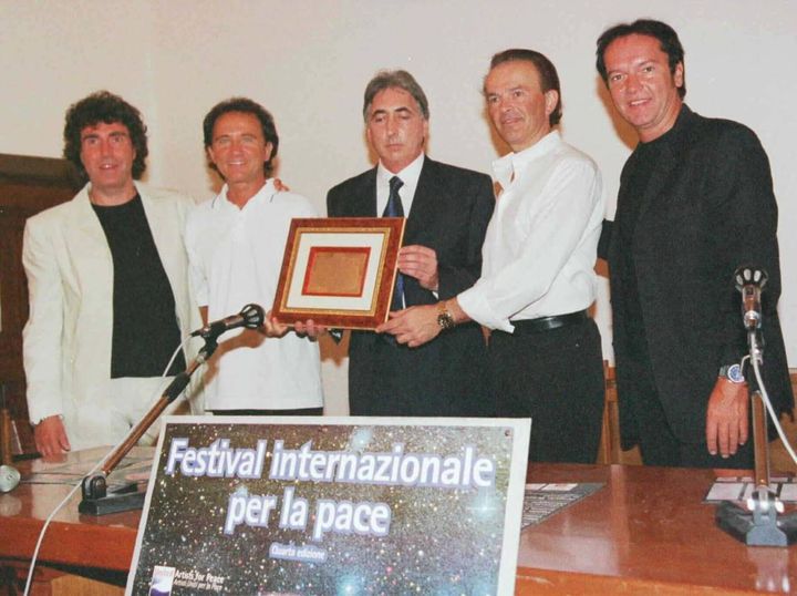 I pooh al Festival Internazionale per la pace ad Assisi