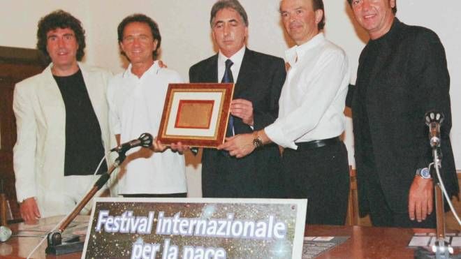 I pooh al Festival Internazionale per la pace ad Assisi