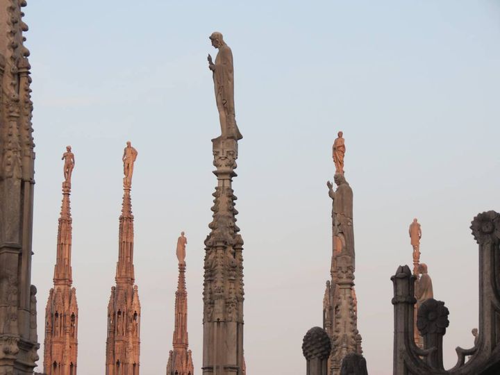 Una guglia sul Duomo di Milano