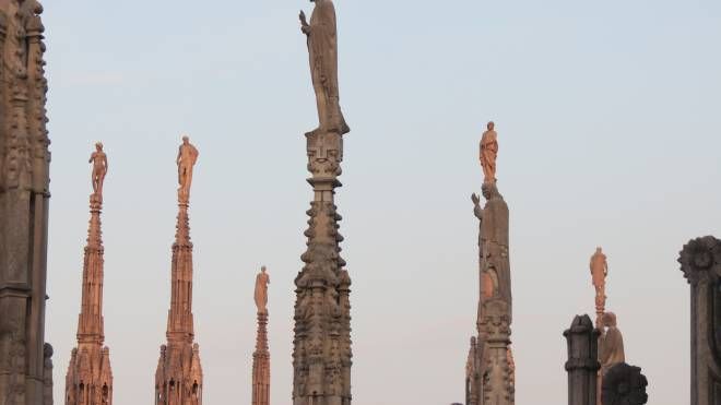 Una guglia sul Duomo di Milano