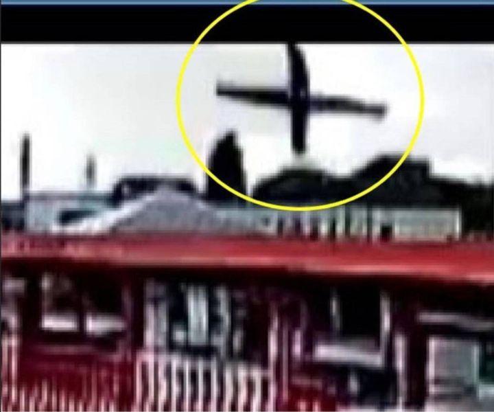 L'aereo precipitato a San Donato non ha preso fuoco mentre era in volo, il fotogramma che smentisce il testimone