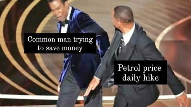 Lo schiaffo di Will Smith come i prezzi del carburante