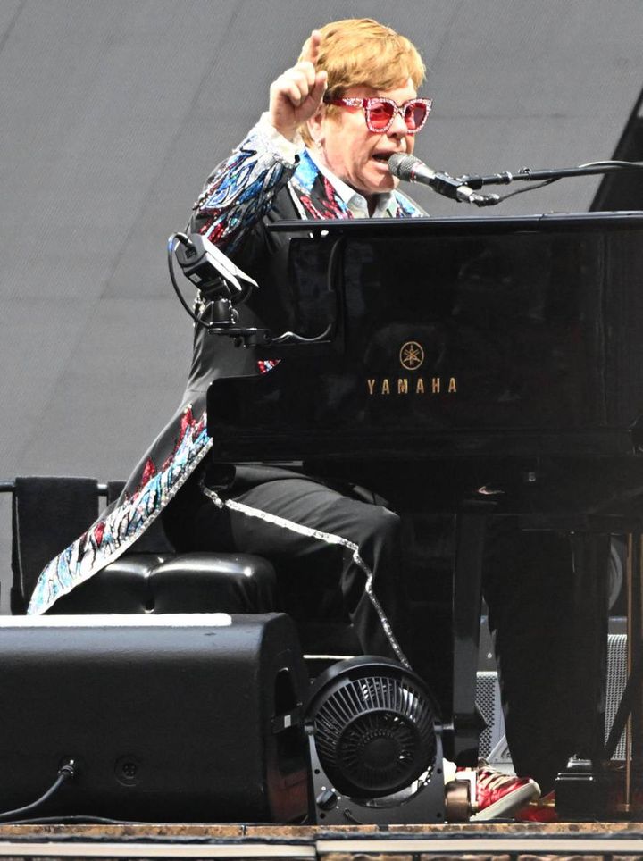 Concerto San Siro, Elton John al piano