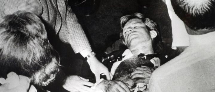 Robert Kennedy ferito a morte il del 5 giugno 1968 a Los Angeles