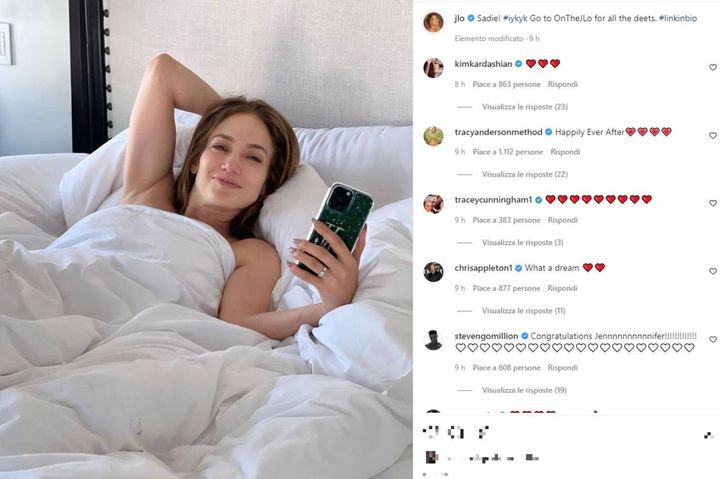 Jennifer Lopez (Post Instagram)