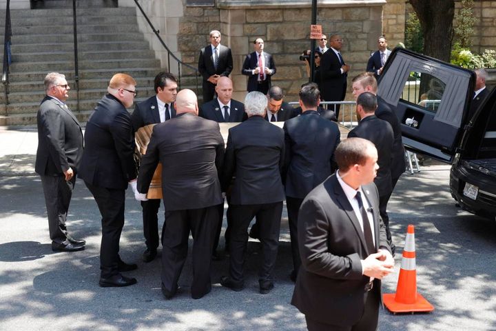 Il funerale di Ivana Trump