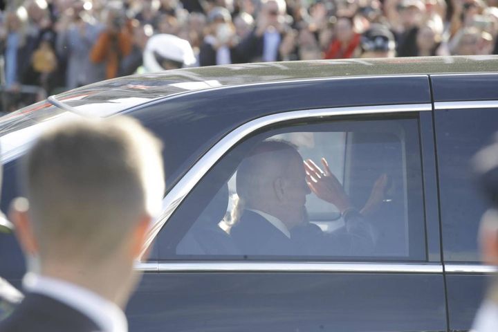 Joe Biden a Londra per i funerali della regina Elisabetta II (Ansa