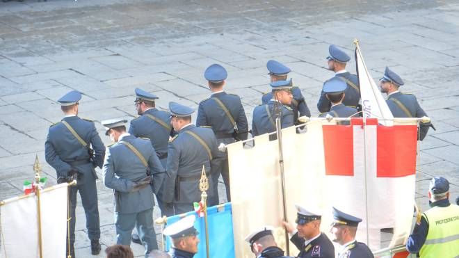 Servizio d'ordine ai funerali di Roberto Maroni