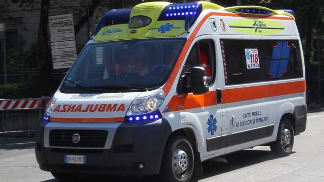 Un'ambulanza 
