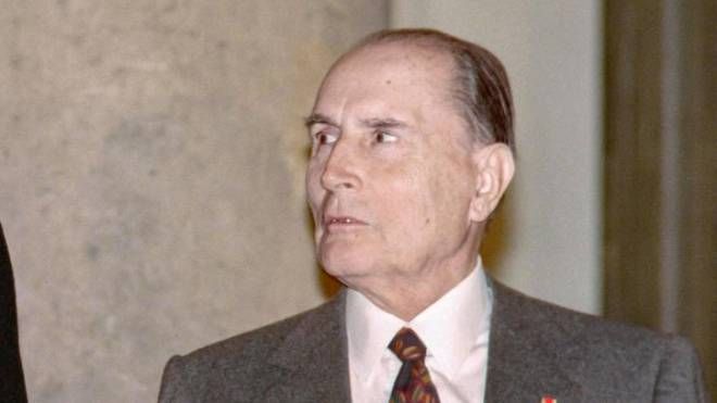 L'ex presidente della Repubblica francese Mitterrand