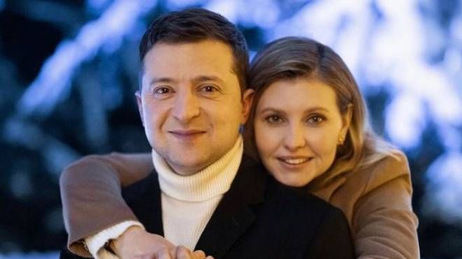 Olena Zelenska e suo marito Volodymyr Zelensky (Foto Instagram)
