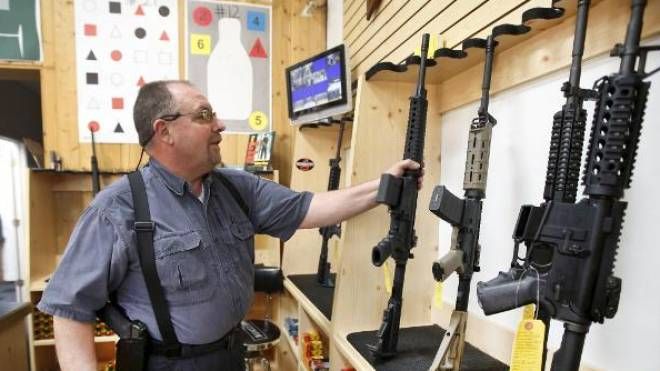 Un negozio di armi negli Usa