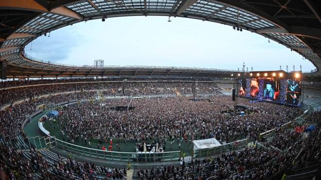 Il concerto di Vasco Rossi allo stadio Olimpico Grande Torino