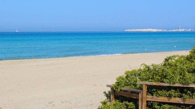 La spiaggia di Baia Verde a Gallipoli