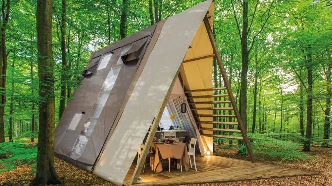 Un capanna chic in stile glamping