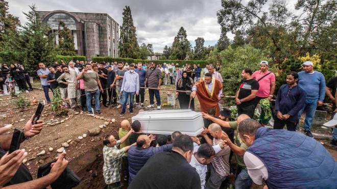 Funerali di Mohanad Moubarak il bambino investito da un autista pirata in via Bartolini 