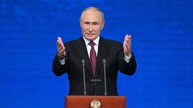 Il presidente Putin non ha nascosto le sue minacce all'Occidente