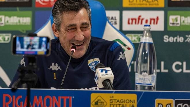 Aglietti si prepara a fare il suo esordio sulla panchina del Brescia nel match col Palermo