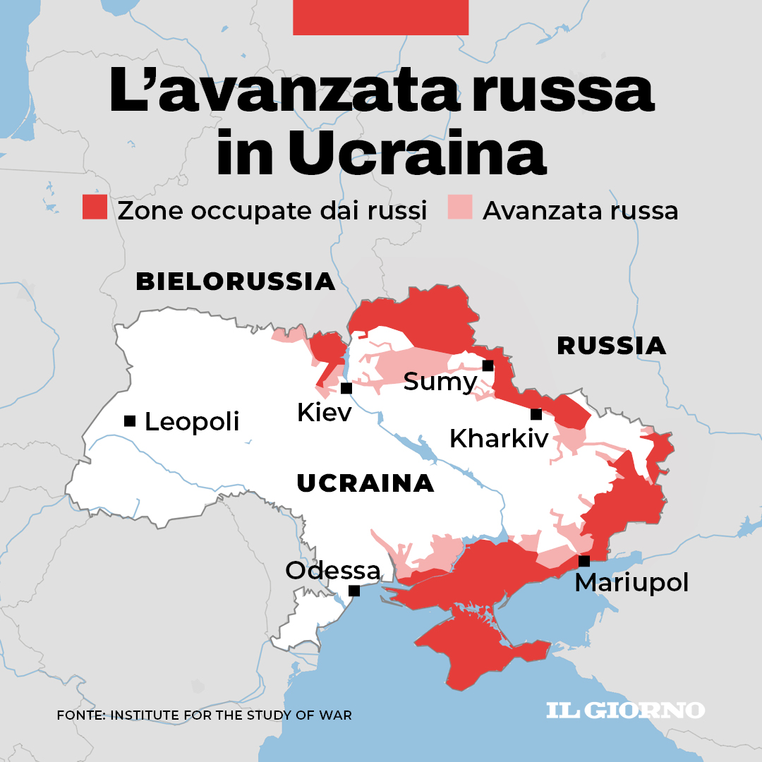 Diretta guerra Ucraina: le ultime news della venticinquesima giornata di  conflitto - Esteri